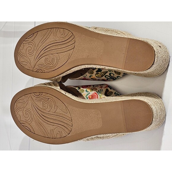 IMPO Women's 8.5 Normi Shell Beach Theme Wedge Slide Sandals Heels NWOB - Picture 11 of 11